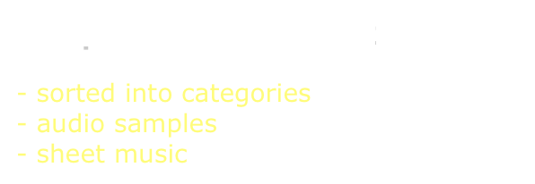 Compositions from A to Z

sorted into categories
audio samples 
sheet music